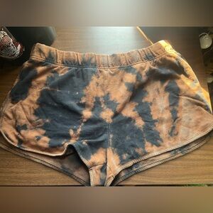 Wild Fable Tie-Dye Shorts in Black and Brown